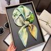 Silk 100% Mulberry Scarf Women's Spring Autumn New Style All-matching 70cm Small Square