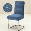 1PC Stretch Dining Chair Covers High Back Waterproof Textured Jacquard Fabric Parsons Chair Slipcover Thick Chair Protector
