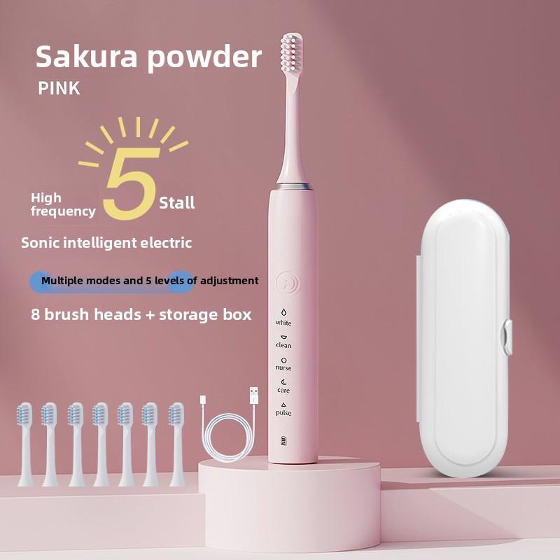 Electric Toothbrush Adult Sonic Scrubber Wireless Charging Scrubber Gifts Electric Toothbrush