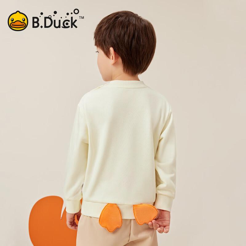 B.Duck Boys' Long Sleeve Pullover Sweatshirt