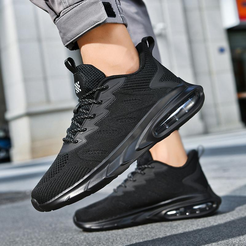 Fashion Running Shoes Shock-absorbing Sneakers 48 Mens Shoes Air Cushion Trendy Breathable Soft Sole Mens Casual Sports Shoes Shoes
