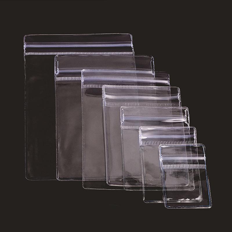 10Pcs Jewelry Small Self-Sealing Plastic Zip Clear Bags Pvc Clear Storage Bag For Storing Bracelets Rings Earrings Organizer
