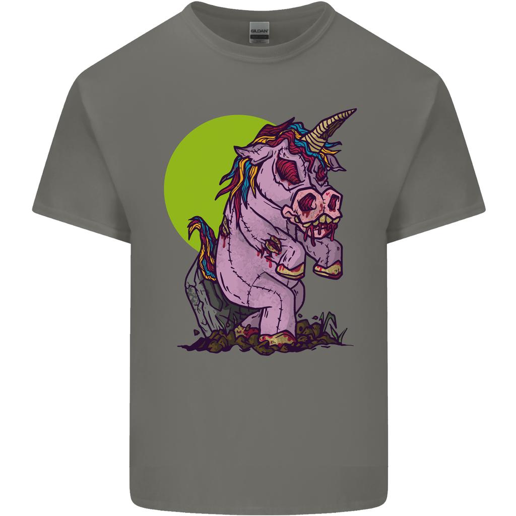 A Zombie Unicorn Funny Halloween Horror Unisexs Light Cotton TShirt