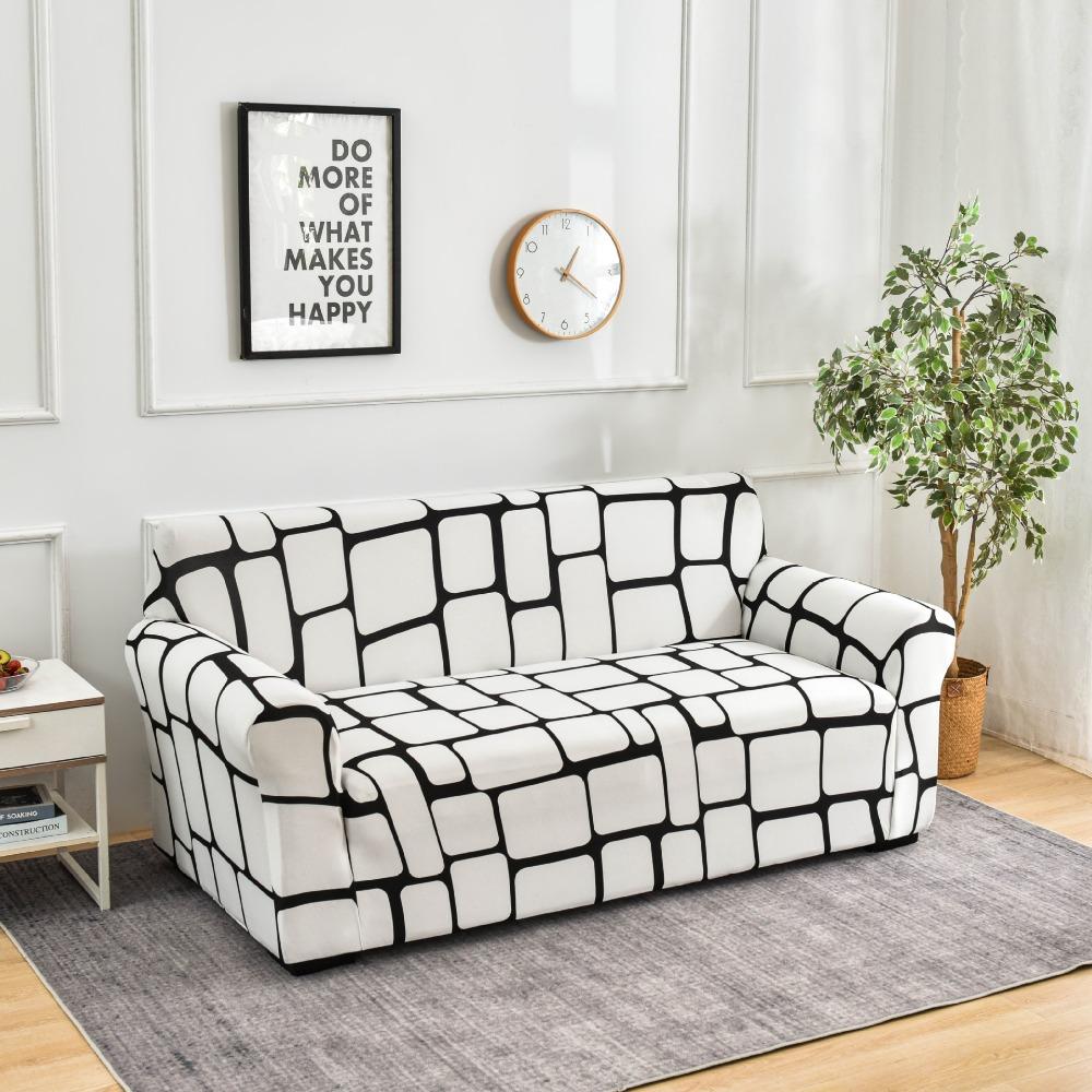 Luxury Stretch Sofa Cover Full Elastic Slipcovers Nordic Style Anti Slip Sofa Protector