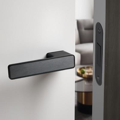 Serrure Silencieuse pour Porte Intérieure en Alliage de Zinc Zinc Zinc Ensemble Poignée Bouton Exquise pour Chambre à Coucher Quincaillerie de Porte