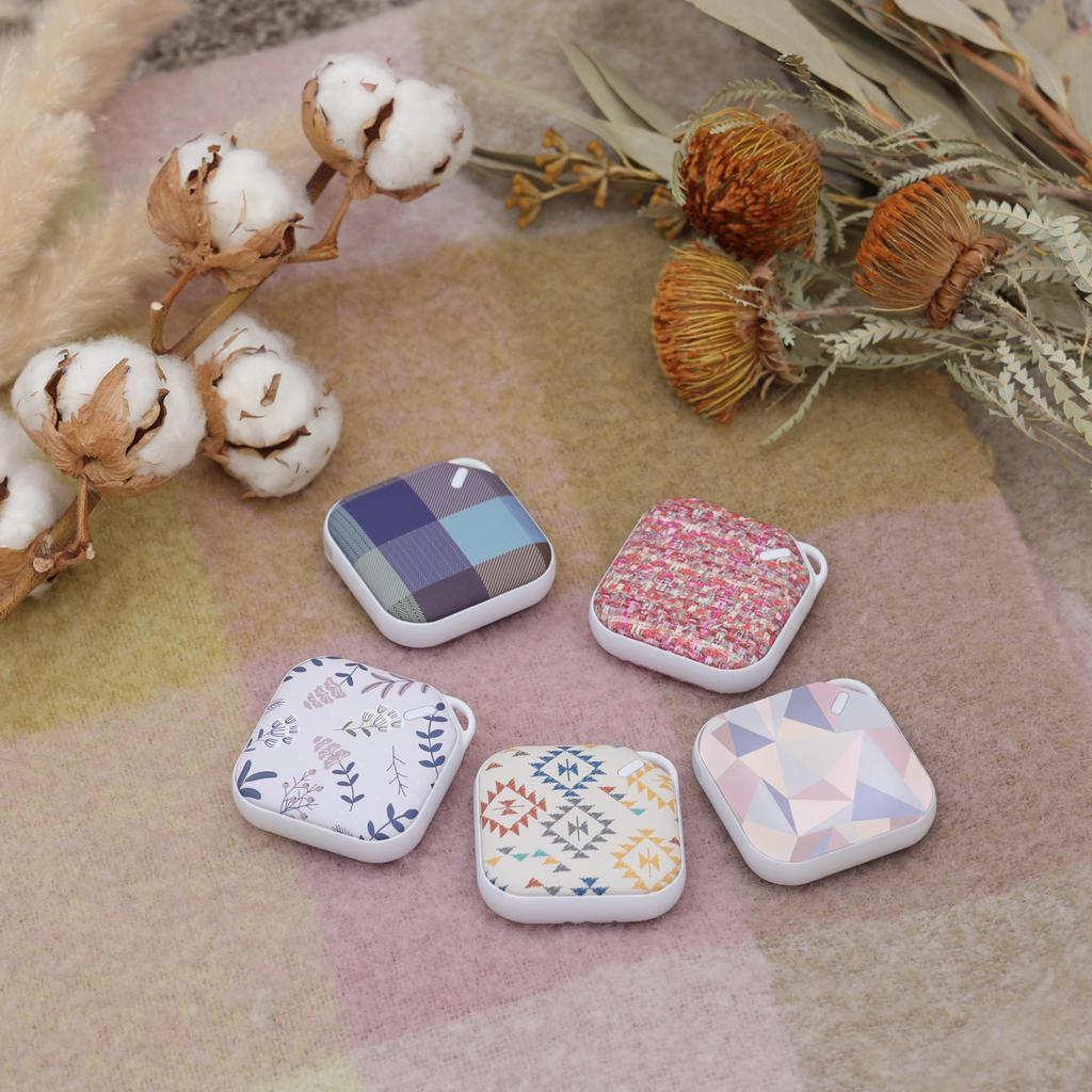 Elles Rechargeable Heater with Light e-Kairo Carré (White Flower)