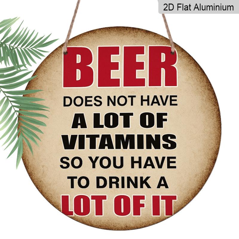 2D Flat 1pc, 8x8 in, You Need A Lot of Beer Themed Aluminum Metal Sign, Suitable for Bedrooms, Kitchens, Dining Rooms and Bars- Ideal for Home