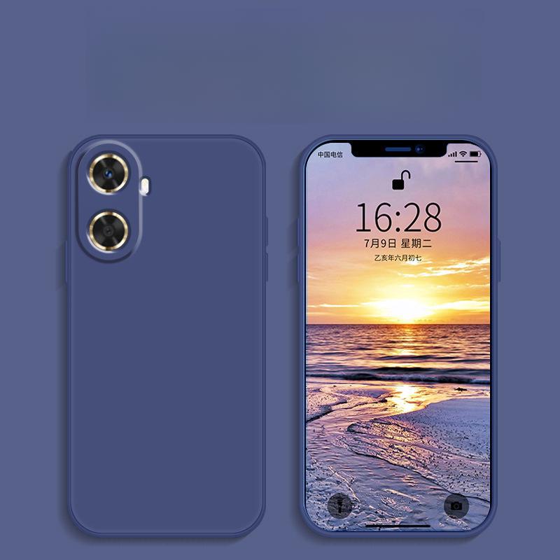 Applicable To Vivoiqooneo7pro Mobile Phone Case Protection Case Liquid Soft Silicone Full-cover Anti-fall Case for Men and Women