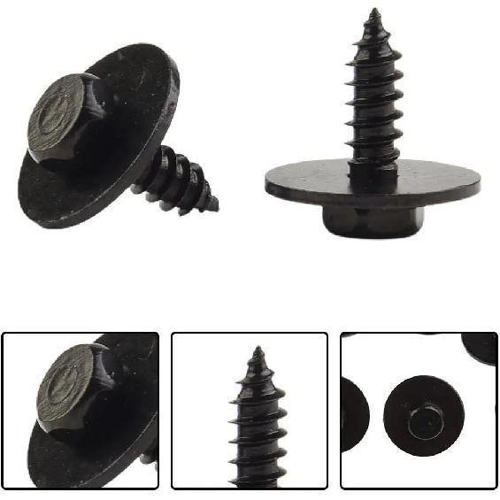 

annyi [Replacement] Holder Retainers Screw Bolt Accessories Under Cover 07147129160 Car for BMW Parts Screw Bracket Bolt with Washer