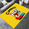 Cuphead Game Carpet Rug for Living Room Bedroom Home Sofa Decoration,Kids Play Non-slip Floor Mat