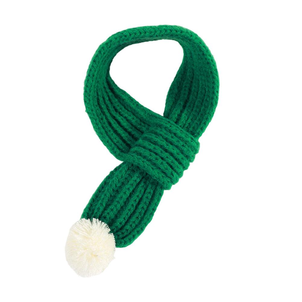 Winter Warm Knitted Pet Scarf Christmas Dog Scarf Universal Collar New Year Pet Scarf for Small Medium Dog Teddy Chihuahua