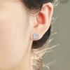 barbie Shining Four-leaf Clover, High-end Temperament, Niche Design and Versatile, 925 Silver Zircon Earrings, Women's Style ZJYES-SY-006