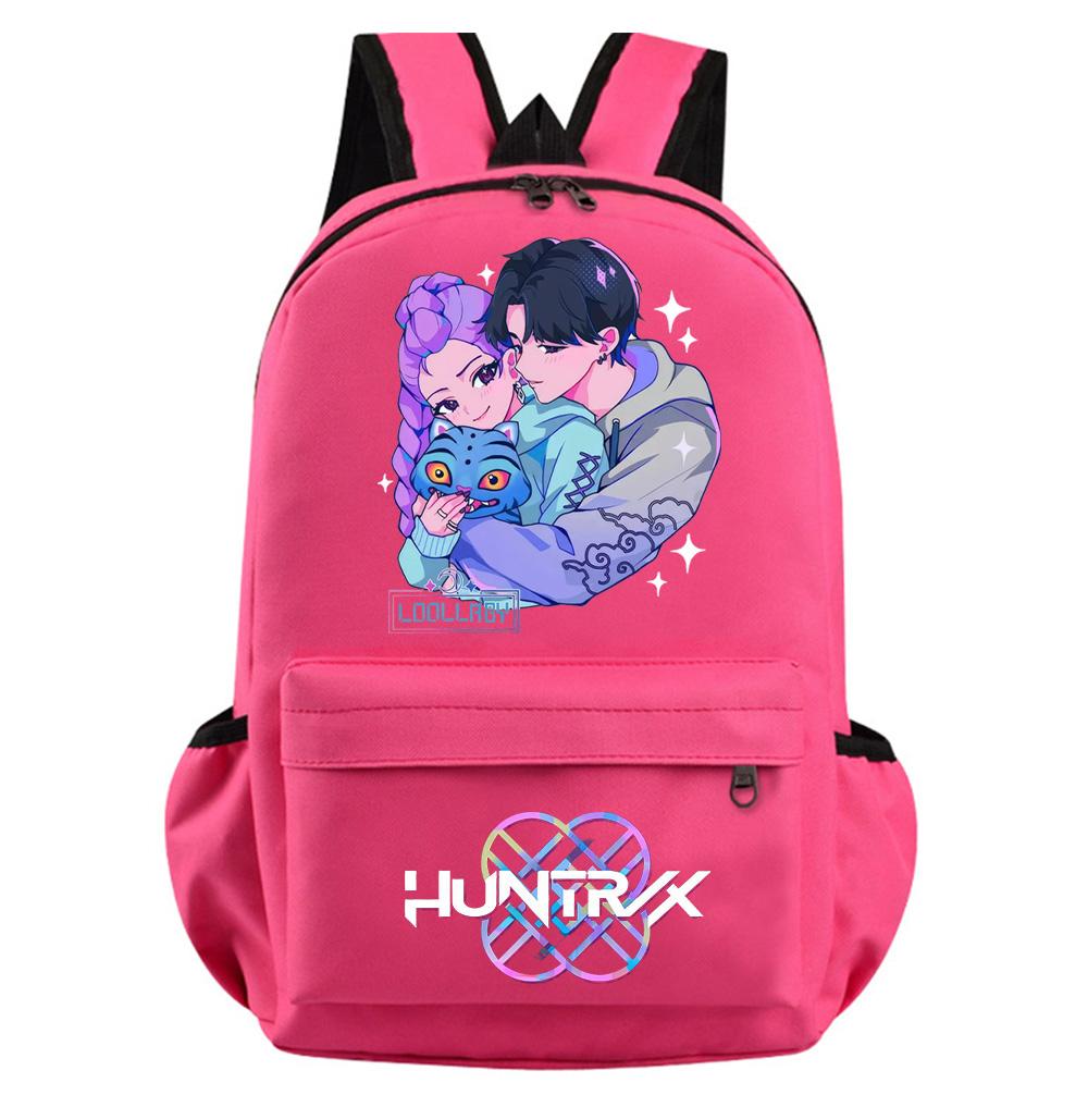 Anime K-Pop Demon Hunters Printed Backpack for Teenager Student Girl Boy Bookbag Schoolbag Women Large Capacity Waterproof Travel Bag Kid Gift