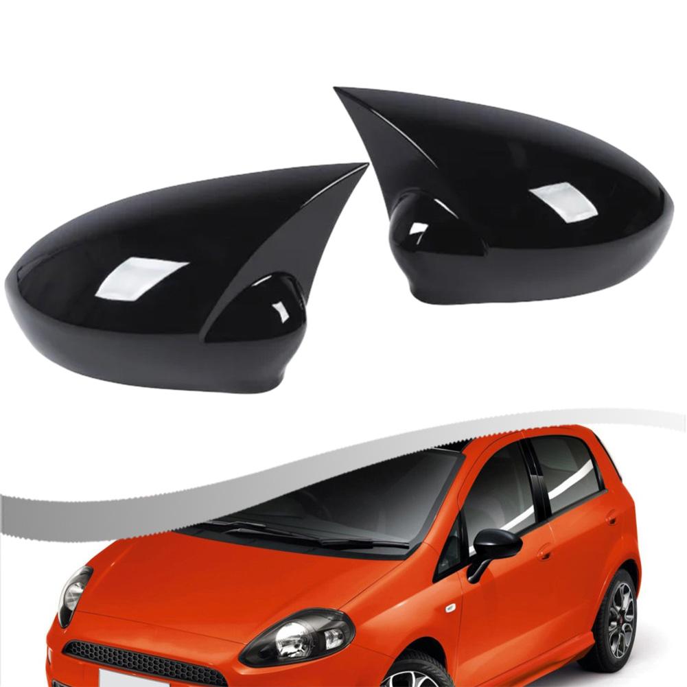 2pcs Left Right Side Mirror Covers Exterior Mirror For Fiat 500 2007-2025 For Fiat Punto 2005-2018 Side Mirror Decoration
