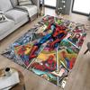 Spiderman Comic Panels Carpet For Playroom Bedroom Living Room Sofa Home Decorkids Game Area Rug Nonslip Floor Mat