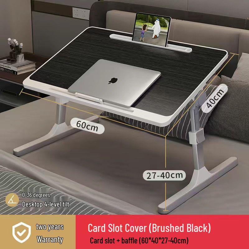 Adjustable Folding Bedside Table - Small Dorm Desk & Laptop Stand