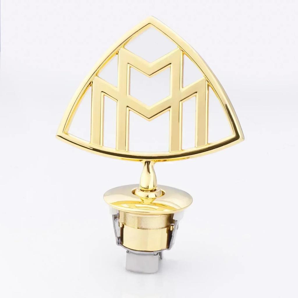 3D Car Front Bonnet Hood Emblem Round Zinc Alloy Badge For Mercedes Benz C E S Class W204 W205 W212 W213 W211 W220 W222 W223