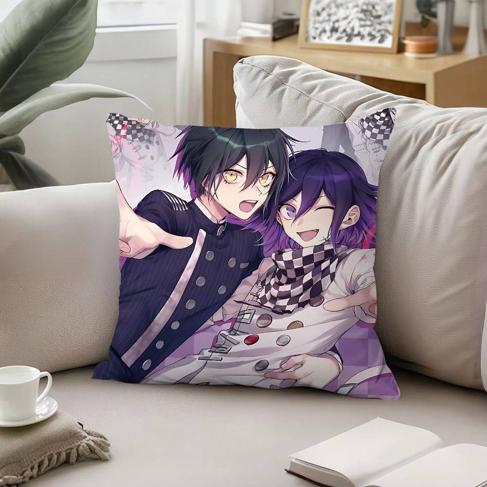 

Cool H-Shuichi Saihara-W Pillow Case Cushion Cover Soft Cute Throw Pillow Case For Car Sofa Pillowcase Polyester With Zipper 16x16Inch