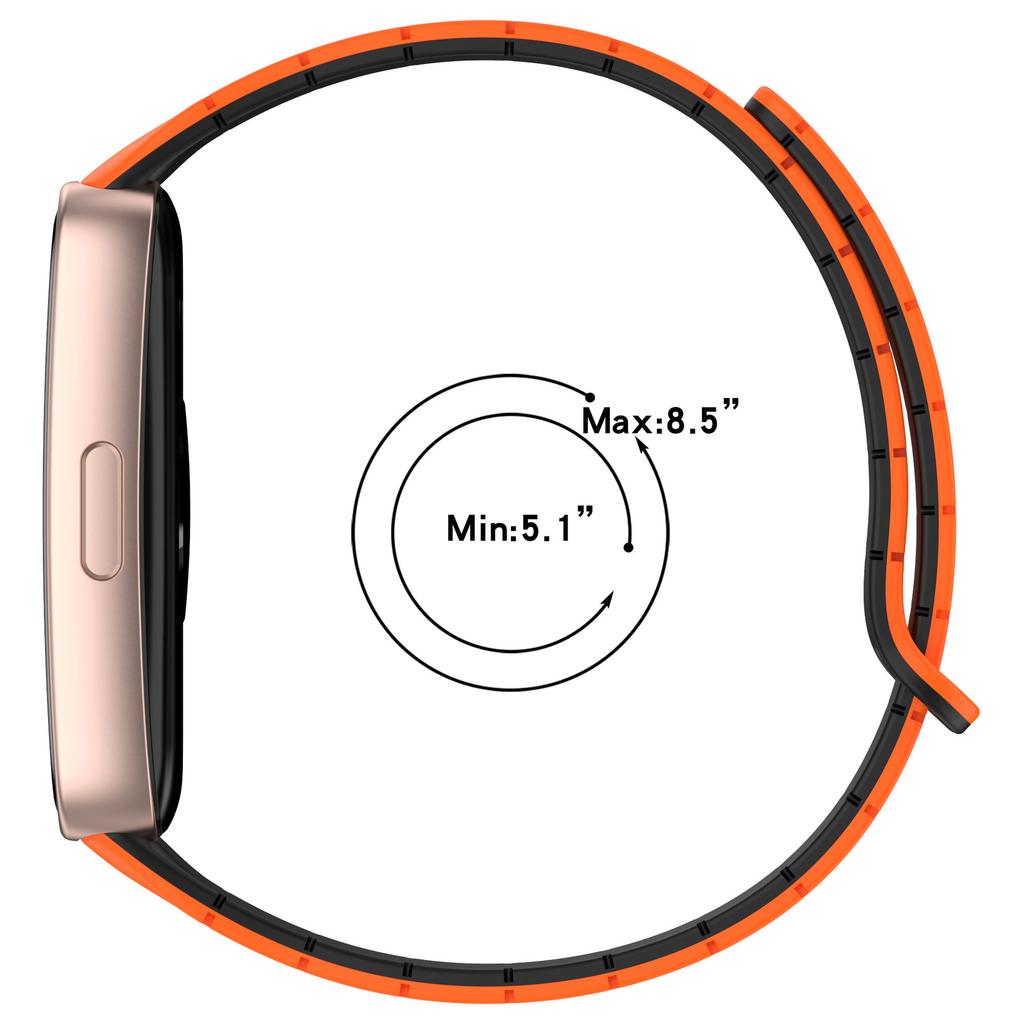 Magnetic Straps for Huawei Band 10 9 8 Strap Accessories Adjuseable Silicone Replacement Bracelet Correa Huawei Smart Band10 9 8
