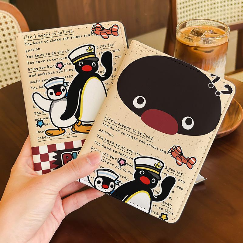 Pingu Pingwin Etui na Paszport i Torba na Dokumenty: Uroczy, Ochronny, Wielofunkcyjny Etui na Karty Podróżne