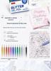 36-Color Metallic Acrylic Marker Set: Neutral Pens for DIY Art & Student Projects