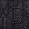 Dior Klassischer Monogramm-Druck Zweifach-Leder-Kartenhalter Herren Kartenhalter Schwarz 2ESCH138YSE-H03E