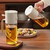Glass Dual-Purpose Oil Bottle 580 ML Oil Dispenser Convenient Cooking Oil Tank  BBQ