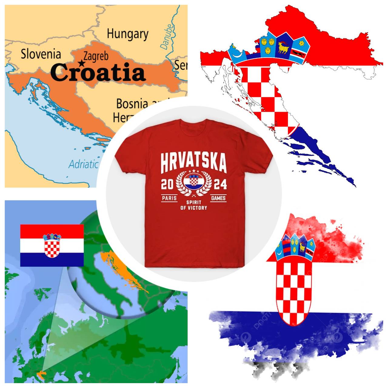 Хорватия Хорватский флаг ММА кикбоксинг UFC муай тай футболка с графикой ретро винтаж — фото 3