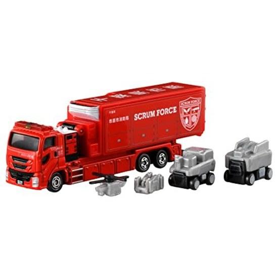Takara Tomy Tomica Long Type No. 121 Ichihara City Fire Department Scram Force Mini Car Toy Ages 3 Up