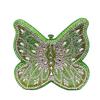 WHTUOHENG Green Butterfly Diamond Evening Bag Wedding Party Women's Crystal Sparkling Purse Rhinestone Clutches Luxury Handbags