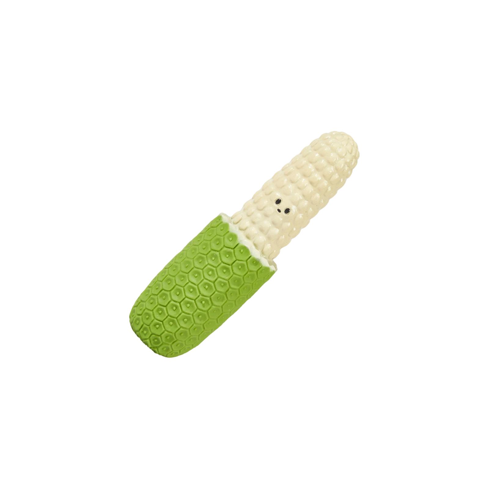 

Latex Squeaky Dog Toys - Cartoon Banana, Sugar Cane, Corn Shapes - Interactive Chew Toys For Teething, Boredom Relief, Safe For All Dog One Size зелёный