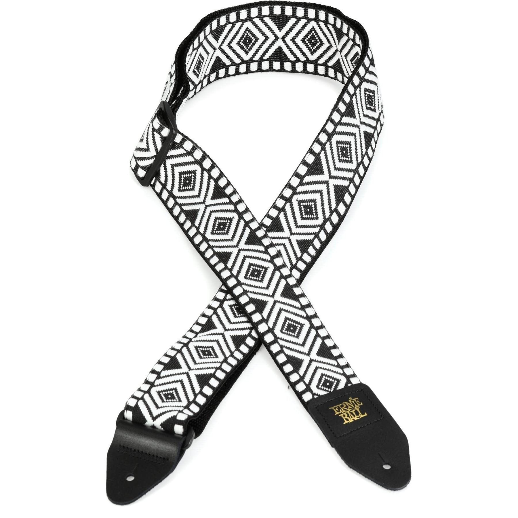 [Genuine] ERNIE BALL 5343 Guitar Strap JACQUARD STRAP WHITE SAVANNAH Jacquard Strap White Savannah