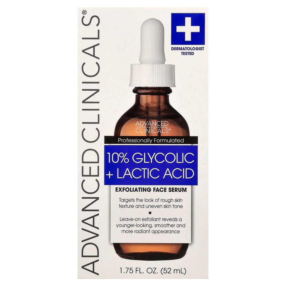 Advanced Clinicals 10% Glykolsäure Serum 52ml (1,75 fl oz)
