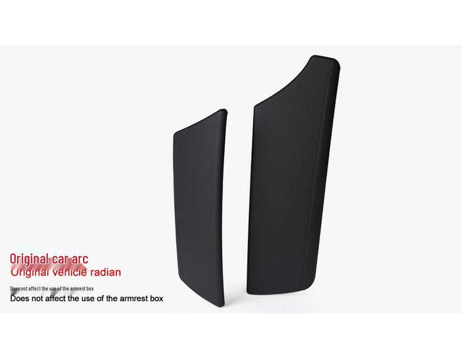 Capac pentru capacul cutiei de cotieră cu textură de piele pentru BMW Seria 5 F10/F11/F18 2010-2017