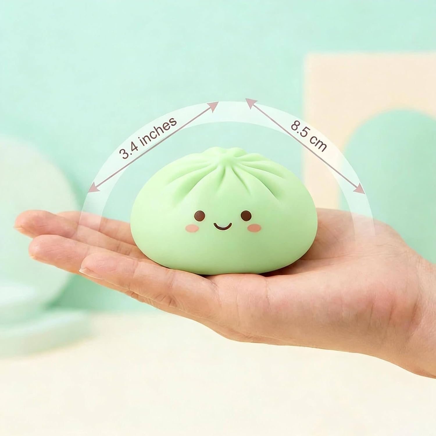 Bai Fen Bai Dolls And Toys 2026 Dumpling Squishy Toy: Maltose Texture Slow Rebound Squeeze Toy With Box, Aesthetic Taba Stress Ball, Office Sensory Fidget
