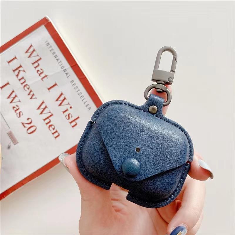 Niche brown retro leather AirPods1 earphone cover is suitable for Apple Pro 1 protective cover 1st generation/1st generation soft case.