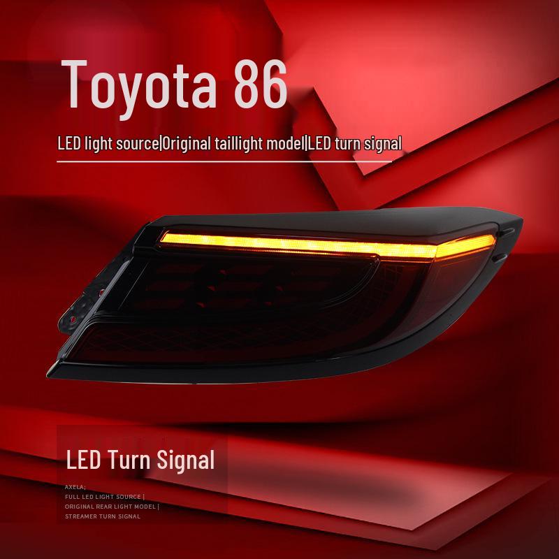 Fits Toyota GR86 & Subaru BRZ: LED Taillight Assembly- Includes Driving, Brake & Turn Signal Lights