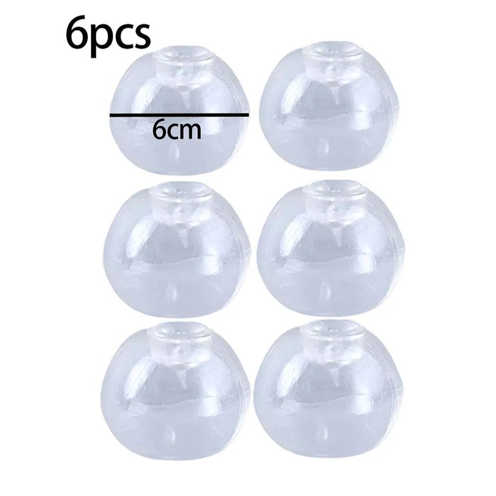 6Pcs Elastic Stretchable DIY Stress Relief Ball TPR Noise Making Ball Squish Toy Production