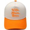 Wife mom Boss Truck Driver Hat Embroidery Color Matching Baseball Cap Male Female Casual Retro Hat