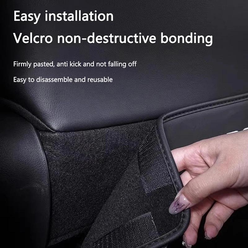 BAGZ5 2026 Car Sticker Car Anti-dirty Seat Back Protective Mats Anti Kick Pads For BMW M Sport M2 M3 M4 M5 M6 E46 E90 E60 F10 F30 E39