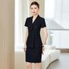 Trolman Damen Kurzarm Business-Anzug Set