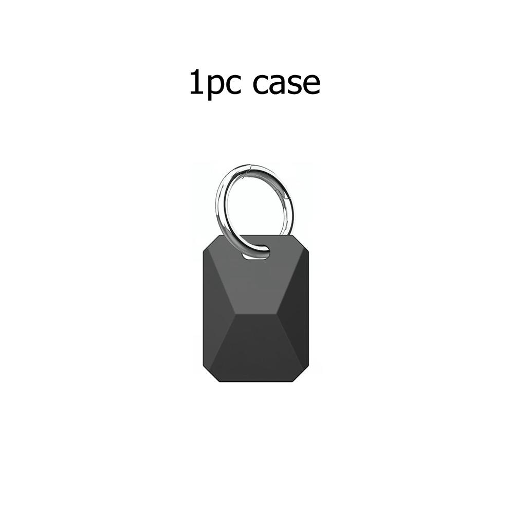 Soft Silicone Protective Case Shockproof Tracker Cover Anti Lost Keychain for AirTag Hold for Keys Suitcases & Bags