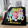Colorful Cute Characters Collection Blanket Soft Warm Cozy Great for Sofa Office Bedding Four Seasons Universal Warmthful Decor