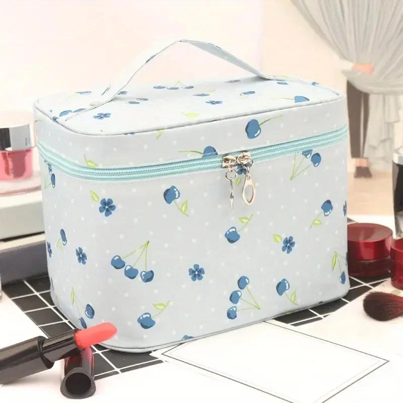 Travel Makeup Bag Waterproof Portable Women's Cosmetic Bag Large Capacity Toilet Storage Cosmetic Box Zipper Washing Beauty Bag
