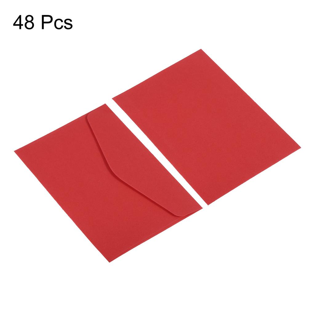 48Pcs Colorful Blank Mini Paper Envelopes DIY Multifunction Wedding Party Invitation Greeting Cards Gift Business Card Envelope