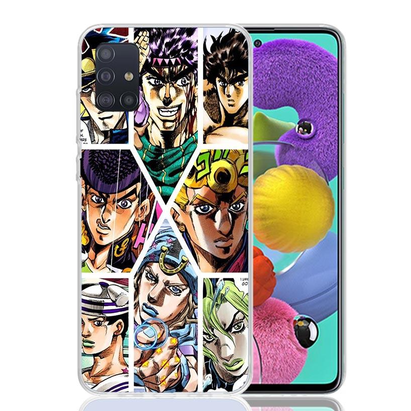 JoJo Bizarre Adventure All Phone Case For Samsung Galaxy A52 A32 A22 A12 A02S A50S A30S A51 A31 AA71 Note 20 Ultra 10 S10 Plus G