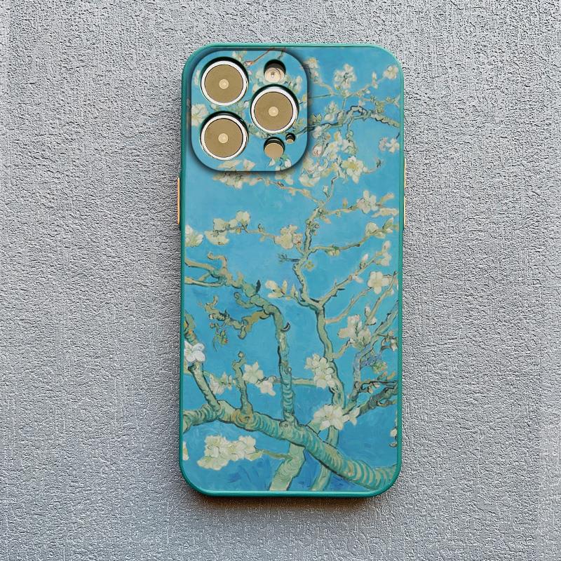

Retro Van Gogh Oil Painting Phone Case For iPhone 16 15 14 Plus 17 11 13 12 14 Pro MAX XR X Vintage Shockproof Cover Funda iphone 13