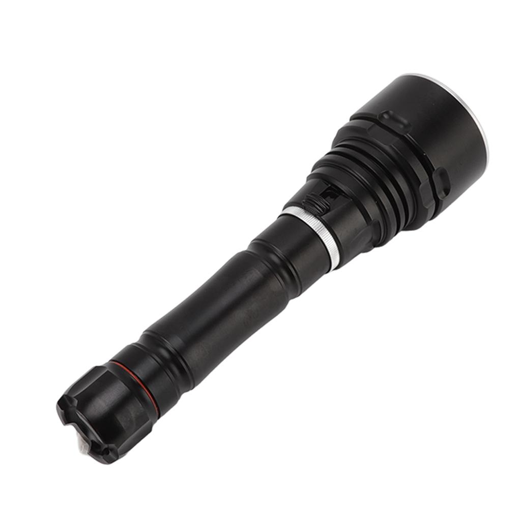 LED Diving Flashlight 4800lm IPX8 Waterproof 80?100m Underwater Stepless Dimming Dive Torch for