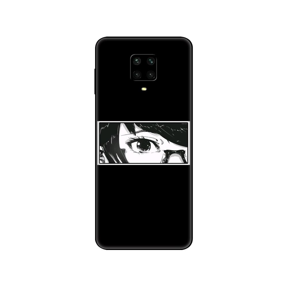 

Черный чехол из ТПУ для Xiaomi Redmi 7A 8 8A 9 9A 9C, чехол Redmi Note 8T 8 Pro T Note 9 9S 9 Pro, чехол в стиле японского аниме Xiaomi Redmi 9C