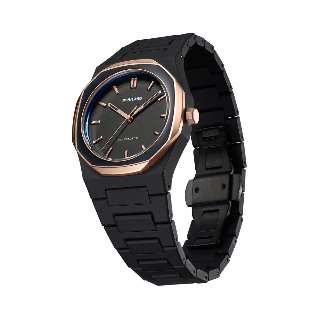 Authorized Distributor D1 Milano and Watch PCBU14 Polycarbonate Gold Mesh 37mm [D1 MILANO] Men's Women's